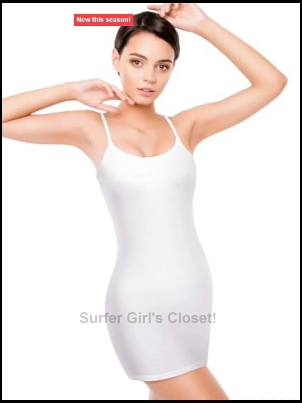 8 Pack Women's Long Tank Tops Adjustable Spaghetti Strap Camisoles V-Neck